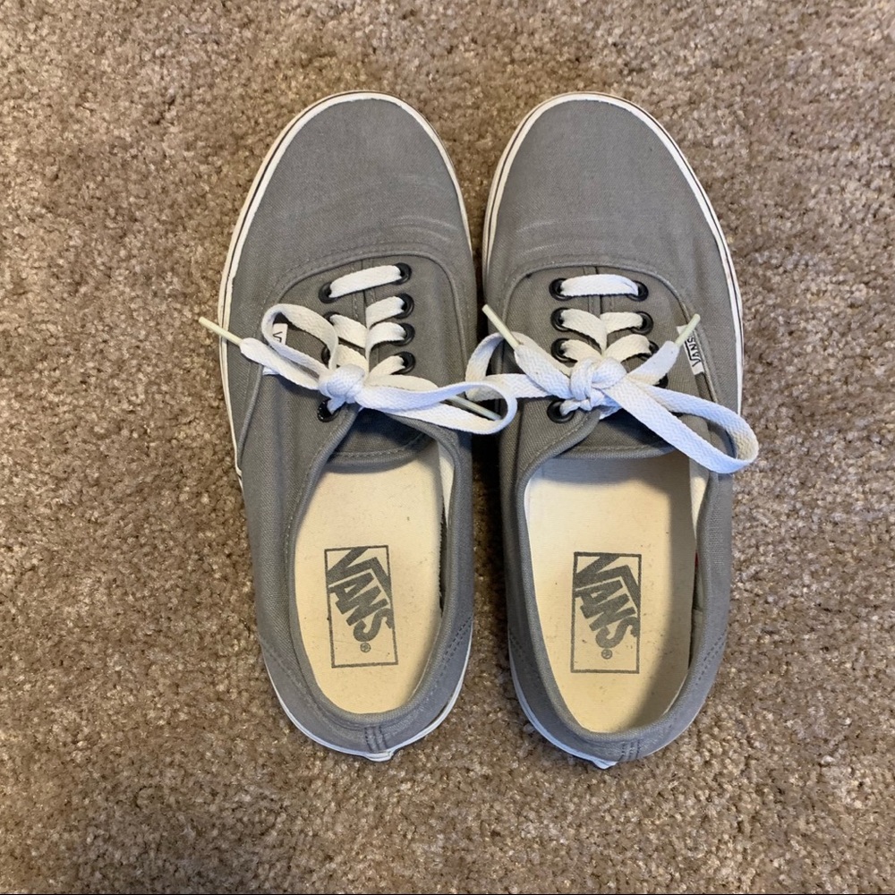Grey Vans Size 8.5